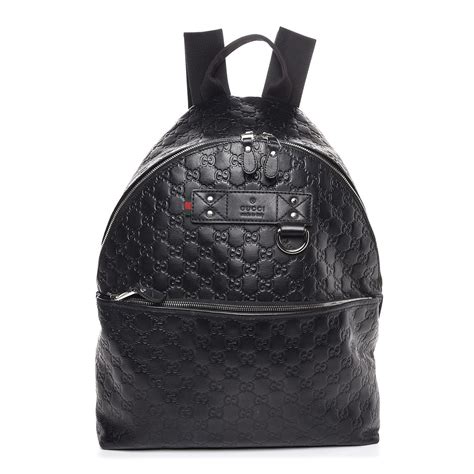 gucci backpack all black|Gucci backpacks bootleg.